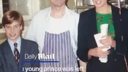 ببینید؛ غذا درست کردن پسر شاهزاده ویلیام در پناهگاه بی‌خانمان‌ها به مناسبت کریسمس