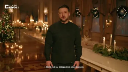 زلنسکی در پیام کریسمس آرزوی مرگ پوتین را کرد