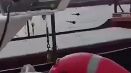 ببینید؛ لحظه برخورد دو کشتی غول‌پیکر اوکراینی!