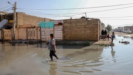 تصاویری ناب از بارش شدید باران در جنوب ایران