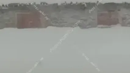 یکی از روستاهای مهاباد زیر برف دفن شد