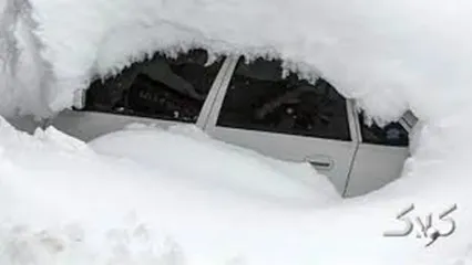 ارتفاع برف در این شهر به یک متر رسید