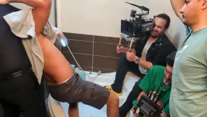 فیلم پشت صحنه قتل ارشیا در سریال شغال