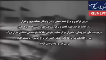 زمین‌گیر شدن سرکرده اوباش محله پیروزی با شلیک پلیس