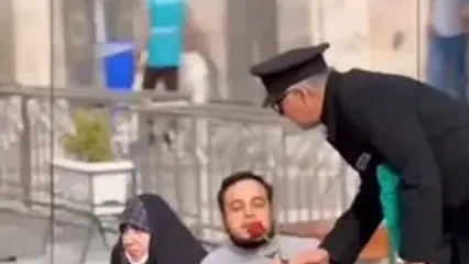 تبریک متفاوت روز مادر و روز زن در حرم امام رضا (ع)