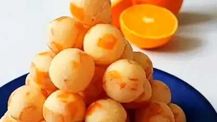 طرز تهیه لوکوم پوست پرتقال شیرینی خاص، خوشمزه و بدون فر ترکی