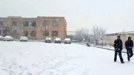 فیلم بارش برف در بستان آباد آذربایجان شرقی