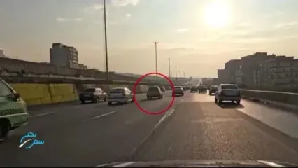 توقیف پراید متخلف با سابقه ۶ ماهه گواهینامه / رانندگی مارپیچ و سرعت غیرمجاز در بزرگراهای تهران