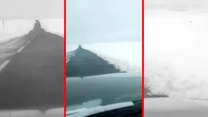 فیلم جاده سلاجاده بوکان به شاهین دژ پوشیده از برف