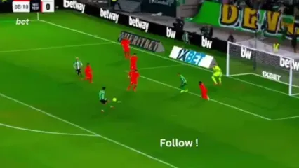 گل اول رئال بتیس مقابل بارسلونا توسط آنتونی