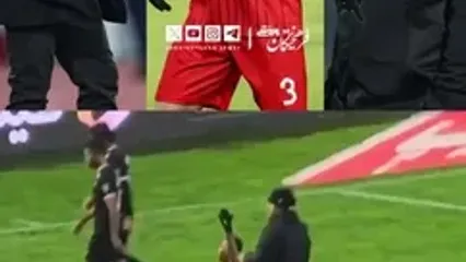 تصاویر حرکت دیده نشده شجاع موقع فحاشی شدید به باقری و پیروانی