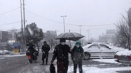 برف و بوران شهر لوازم خانگی ایران را سفیدپوش کرد