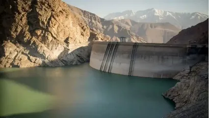 نمای جدید از سد کرج بعد از بارندگی ها / چه تصوری دارید پر آبه یا ...