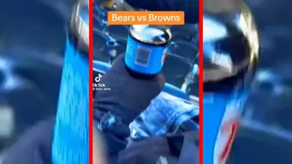 فیلم یخ زدن نوشابه در سرمای منفی ۱۳ درجه شیکاگو