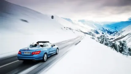 لوکس اما جسور؛ سری E بنز در دل برف خبرساز شد