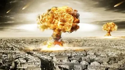 فیلم شبیه سازی شده یک انفجار اتمی / آخر زمان را ببینید!