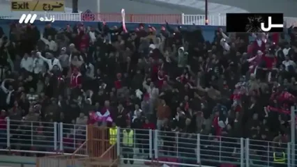 گل اول پرسپولیس به مس رفسنجان توسط سروش رفیعی