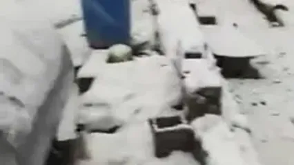 در خوزستان برف بارید!