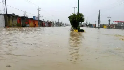 تخلیه فوری / فاریاب در محاصره سیلاب