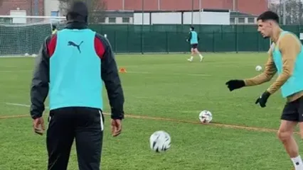 ویدئو: استفاده از مینی ترامپولین در تمرینات فوتبال