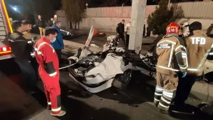 فیلم دلخراش از صحنه مرگ همزمان 4 جوان تهرانی / خانواده ها در ماتم و اشک