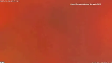 پهپادی که در فوران آتشفشان هاوایی از بین رفت