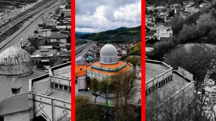 فیلم نمای هوایی امامزاده هاشم در گیلان