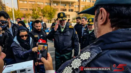 قدرت نمایی پلیس تهران در برابر دزدان حرفه ای + عکس