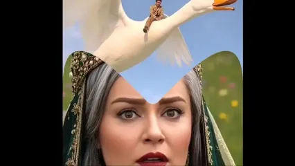 وقتی عموپورنگ، نعیمه نظام دوست رو با یه تخم اردک از دست اهریمن نجات میده!/ از خنده دل درد گرفتم شما چی؟