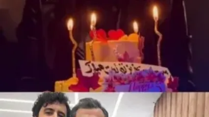 جشن تولد سمیرا حسن پور بازیگر سریال پایتخت ۱ در کنار بازیگران