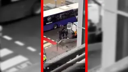 فیلم مصدوم شدن ۲۱ نفر در سرقت فرودگاه هیترو