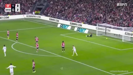 ویدیو: گل سوم رئال مادرید به بیلبائو توسط امباپه