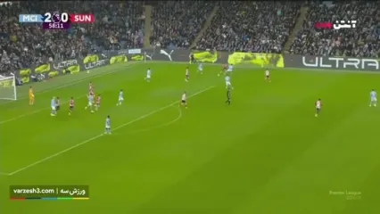 خلاصه بازی منچسترسیتی 3 - ساندرلند 0