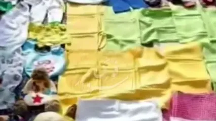 ویدئو توجه‌برانگیز از نمایش سیسمونی یک نوزاد در کوچه