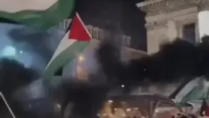 تظاهرات در بلژیک در حمایت از فلسطین