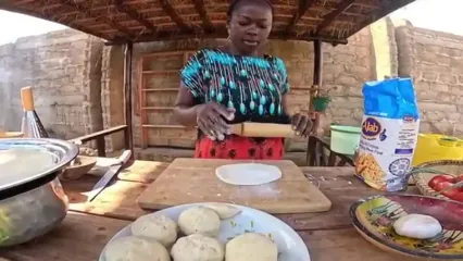 غذای روستایی در کنیا؛ پخت سمبوسه با گوشت گاو در روستا