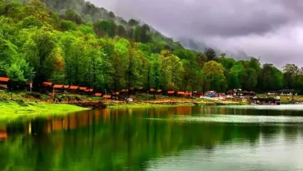 آسمان نوشهر؛ پرده‌ای از آرامش شمال