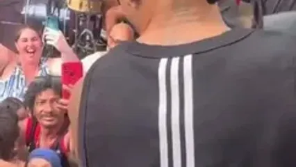 ویدئو: اقدام خیرخواهانه رافینیا و همسرش در برزیل