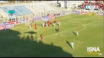 گل اول پیکان به تراکتور توسط شاهین توکلی