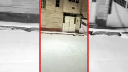 فیلم خیابان‌های پوشیده از برف در زنجان