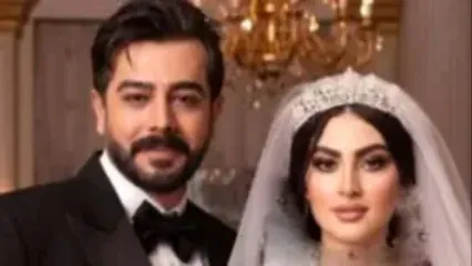 نگاهی به جشن عروسی آریایی مریم مومن و سهیل قاصدی / از لباس عروسی ملکه وار و تالار لاکچری تا عقد آریایی خوندن محمدرضا علیمردانی/ عشقتون پایدار قشنگا