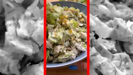 فیلم درست کردن سالاد سریع و سالم