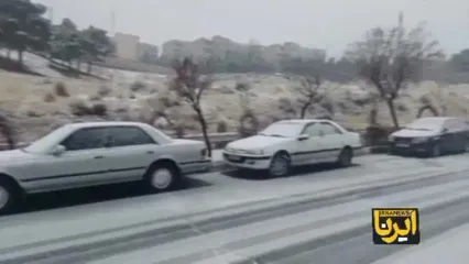 برف شمال تهران را سفید پوش کرد