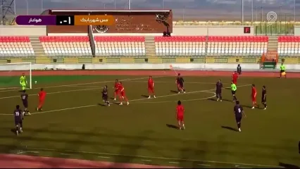 خلاصه بازی مس شهر بابک 3 - هوادار 0