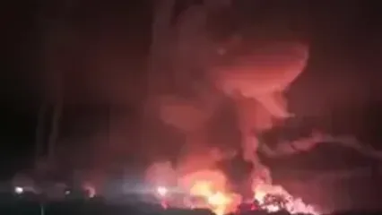 فیلم لحظه حمله هوایی آمریکا به یک پالایشگاه در کاراکاس