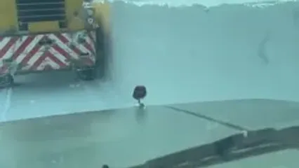 بارش ۱.۵متری برف در مسیر مهاباد