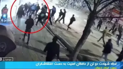 تلخ ترین تصاویر از لحظه شهادت دو حافظ امنیت