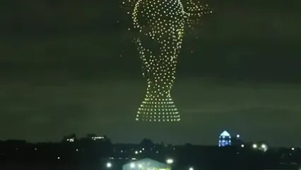 ویدئو: آتش بازی شروع سال 2026 با تم جام جهانی