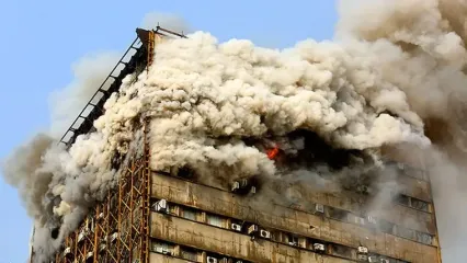 فرشته هایی که زیر آوار ساختمان پلاسکو آسمانی شدن و عکس ها از چهارراه استانبول