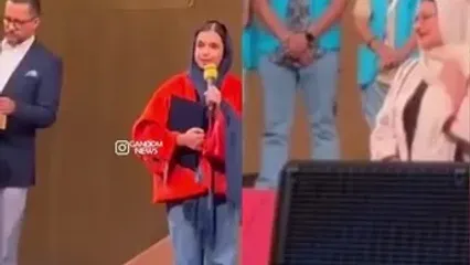 فیلم لحظه برنده شدن نفس بازغی به عنوان بهترین بازیگر نوجوان سال اولین جایزه سینمای خودش رو به چه کسی تقدیم کرد!